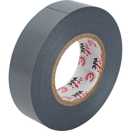 Изолента ПВХ ЭРА 19мм х 20м серая