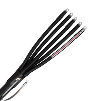 Муфта кабельная концевая 5ПКТп-1-25/50(Б)  (пластмассовая без брони, с наконечниками) до 1кВ, КВТ