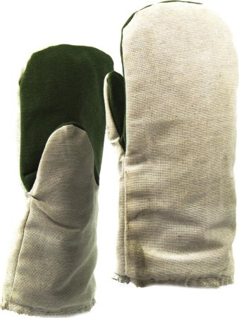Рукавицы утепленные с брезентовым наладонником ватин