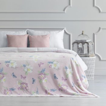 Плед Fine Line Велсофт Комплименто 200х150см микрофибра полутороспальный Плед Fine Line Велсофт Комплименто 200х150см микрофибра полутороспальный