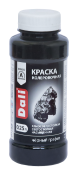 Колер-краска Dali 0,25 л черный графит