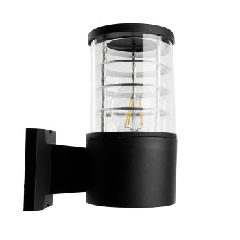 Светильник фасадный настенный Feron черный DH0801-P E27 1х10Вт