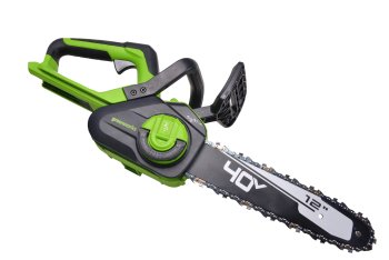 Электропила цепная аккумуляторная Greenworks G40CS30IIK4  30 см
