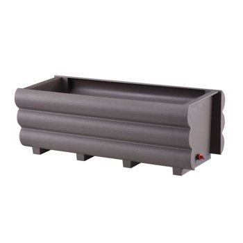 Кашпо  пластик 17л коричневый Кашпо  пластик 17л коричневый