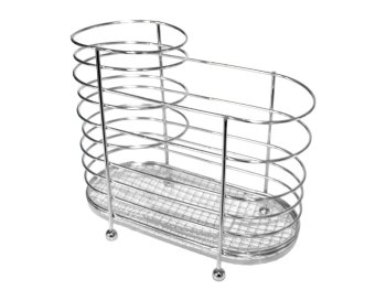 Сушилка овальный для столовых приборов цельный цвет хром 14,5см 15 мм 1 шт