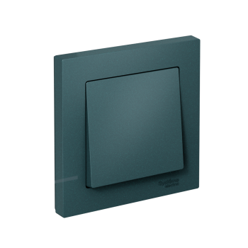 Выключатель встраиваемый Schneider Electric AtlasDesign 1 кл. изумруд,