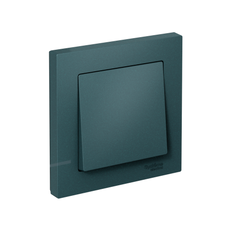 Выключатель встраиваемый Schneider Electric AtlasDesign 1 кл. изумруд,