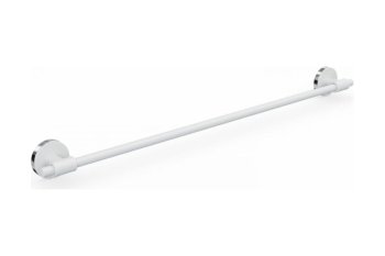 Полотенцедержатель 1 держатель на саморезах белый LORD