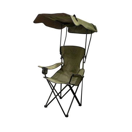Кресло складное ЧД с козырьком 90х52х52см зеленый