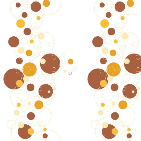 Штора для ванной  MIRANDA BUBBLE 180х200см полиэстер цвет бежевый