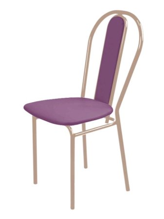 Стул сливовый, форма квадрат 52х42х91 см Стул сливовый, форма квадрат 52х42х91 см