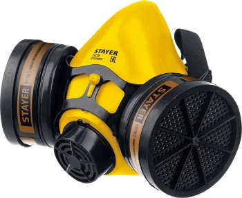 Полумаска фильтрующая HF-6000 STAYER полипропилен, пвх