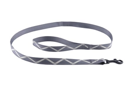 Поводок полиэстер серый 120х2см
