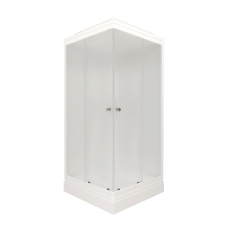 Кабина душевая Тритон Вельвет-К низкий поддон 90х90х217,5см матовое стекло