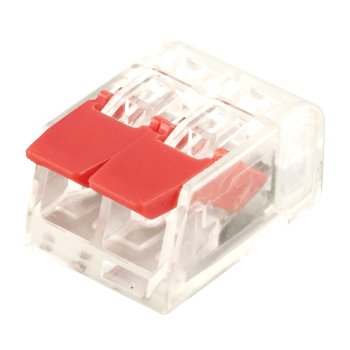 Клемма быстрозажимная с рычажком STEKKER LD221-412 0,14-4 мм2 2-проводная без пасты уп.5шт.