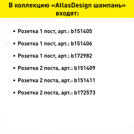 Рамка Schneider Electric AtlasDesign 2 поста, цвет шампань, арт. ATN000502