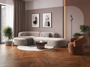Керамогранит Woodberry, рельеф, коричневый 89,8х21,8х0,8 см