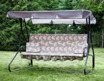 Качели садовые Люкс-2 211,5х154,3х160см 3-х местные до 280кг