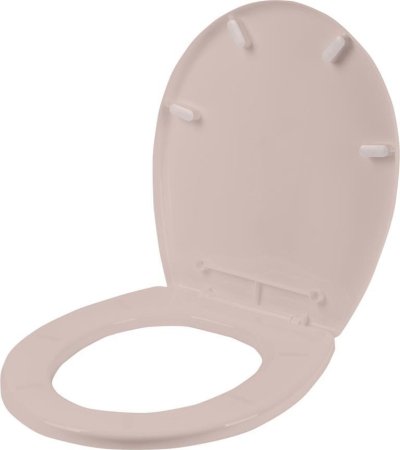 Сиденье для унитаза Топаз пластик цвет розовый