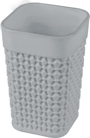 Стакан для зубных щеток OSLO пластик цвет серый Стакан для зубных щеток OSLO пластик цвет серый