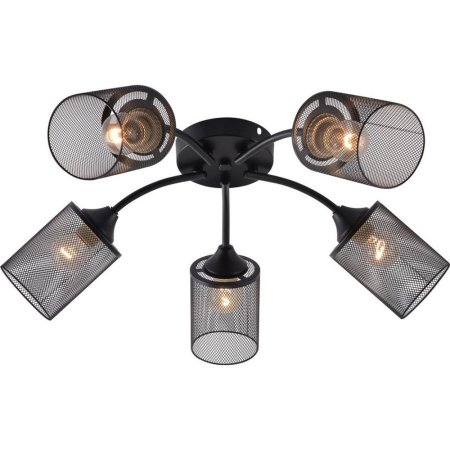 Люстра Baizheng XA1624B-5 E27х5шт цвет черный Люстра Baizheng XA1624B-5 E27х5шт цвет черный