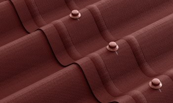 Ондулин лист Smart 1950х950 мм красный