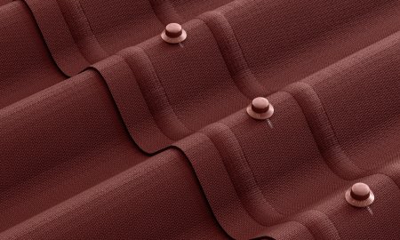 Ондулин лист Smart 1950х950 мм красный