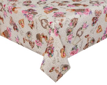 Клеенка ПВХ 20х 1,4м Espana Цветы цвет бежевый Клеенка ПВХ 20х 1,4м Espana Цветы цвет бежевый