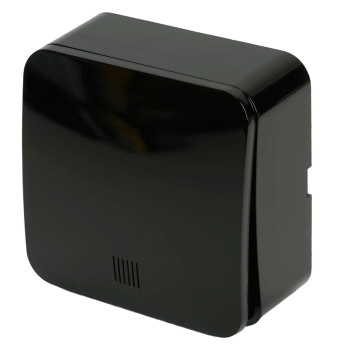 Выключатель накладной STEKKER София 1 кл. черный, арт. 49292