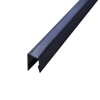 Планка П-образная МеталлПрофиль 0,013х0,027 х 2 метра серый графит 7024 Планка П-образная МеталлПрофиль 0,013х0,027 х 2 метра серый графит 7024