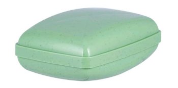 Мыльница пластик цвет голубой настольная