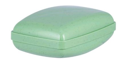 Мыльница пластик цвет голубой настольная