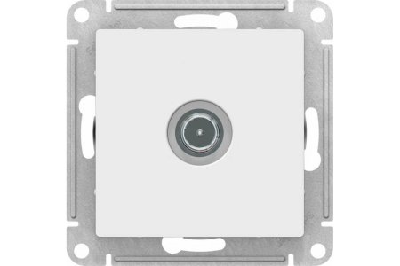 Розетка TV оконечная встраиваемая Schneider Electric AtlasDesign цвет белый, арт. ATN000191