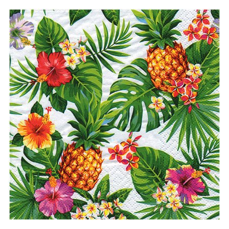 Салфетки бумажные Bouquet de Luxe Тропики 24х24см 25шт Салфетки бумажные Bouquet de Luxe Тропики 24х24см 25шт