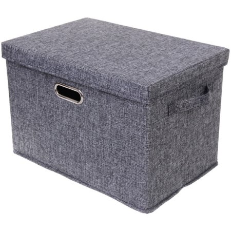 Коробка складная с крышкой ДЭСТРА 44х29х30см цвет серый