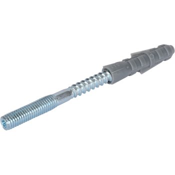 Хомут с дюбелем и шурупом STOUT d1" 1 шт цвет хром