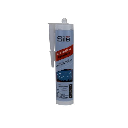 Герметик для аквариумов Sila Max Sealant силиконовый бесцветный 280 мл
