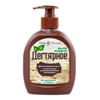 Мыло жидкое Невская Косметика 300мл Дегтярное антибактериальное Мыло жидкое Невская Косметика 300мл Дегтярное антибактериальное