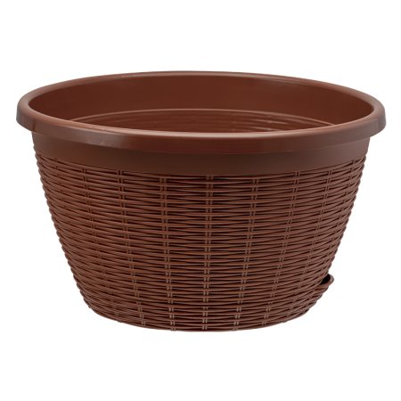Кашпо подвесное с усами 4,5л Ø26см терракотовый