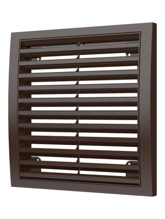 Решетка  РРН  20 х 20 см коричневая