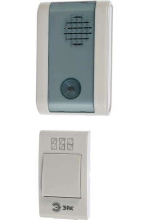 Звонок дверной ЭРА C31 беспроводной белый