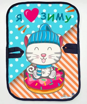 Ледянка мягкая Котик 60х45см