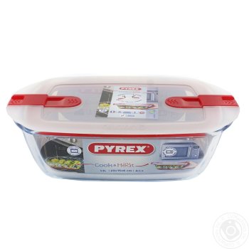 Блюдо для запекания COOK&HEAT 28х20х8см Боросиликатное стекло