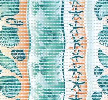 Коврик рулонный для ванной 65см Орнамент зеленый Аквалиния Коврик рулонный для ванной 65см Орнамент зеленый Аквалиния