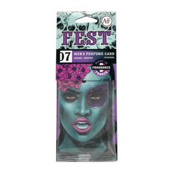 Ароматизатор подвесной картонный Aura fresh Fest №7 Azzaro Wanted