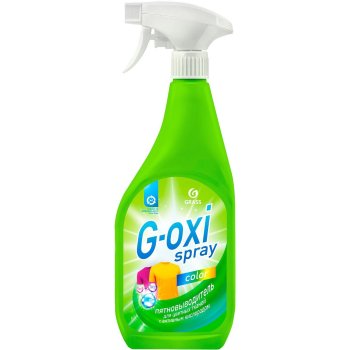 Пятновыводитель для цветного белья G-OXI кислородный 600мл спрей GRASS