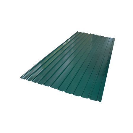 Профнастил С10 зеленый мох RAL6005 2000х1150х0,40 мм