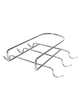 Держатель для кружек цельный цвет хром 19см 6 шт