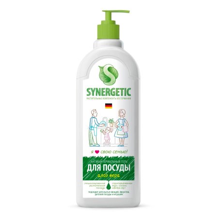 Гель для мытья посуды Synergetic Алоэ вера 500мл