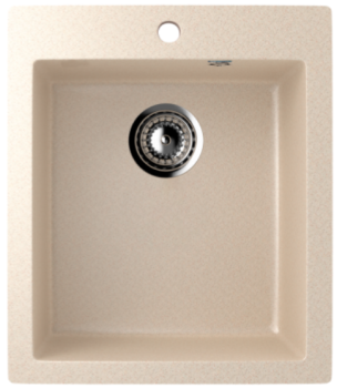 Мойка врезная Ulgran-404-328 искусственный камень 50х42х19см бежевый Мойка врезная Ulgran-404-328 искусственный камень 50х42х19см бежевый